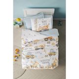 Cotton Box Junior Tek Kişilik Nevresim Takımı Buildo Mavi - 180 x 240 cm