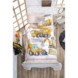 Cotton Box Junior Tek Kişilik Nevresim Takımı - Track Turkuaz Desenli 160 x 240 cm Ranforce Kumaş
