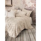 Cotton Box Limi Çift Kişilik Yatak Örtülü Nevresim Takımı Crimp Bej - 230 x 250 cm