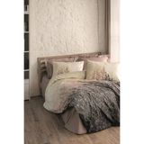 Cotton Box Lindon Bej Dual Çift Kişilik 200x220 cm Nevresim Takımı