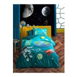 Cotton Box Little Astronot Junior Ranforce Tek Kişilik Nevresim Takımı