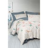 Cotton Box Maritime Çift Kişilik Nevresim Takimi Kaija Mavi - Renkli - 200 x 220 cm