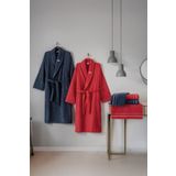 Cotton Box Masculine Aile Bornoz Seti Abel Kırmızı-Lacivert