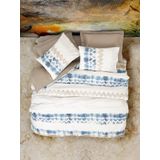 Cotton Box Mist Çift Kişilik Nora Kahve Nevresim Takımı