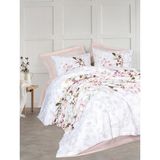 Cotton Box Modeline Ranforce Brice Bej 100x100 cm Çift Kişilik Nevresim Takımı