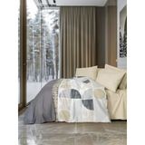 Cotton Box Modern Çift Kişilik Nevresim Takımı Formo Bej