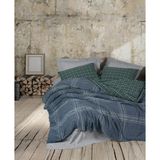 Cotton Box Natureforce Tek Kisilik Nevresim Takimi Isola Mavi