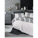 Cotton Box Nobil Ranforce Tek Kişilik Nobby Antrasit 160x220 cm Nevresim Takımı