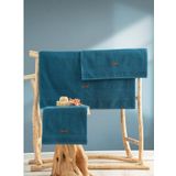 Cotton Box Ocean Petrol %100 3 Parça Pamuk Wellness Havlu Seti