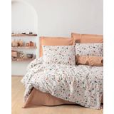 Cotton Box Oniks Karamel Minimal Tek Kişilik Lastikli Çarşaflı Nevresim Takımı