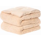 Cotton Box Peluş Krem Rengi Tek Kişilik Yorgan - 155x215cm - 155 x 215 cm