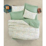 Cotton Box Petite Çift Kişilik Lastikli Çarşaflı Nevresim Takımı Lola Yeşil