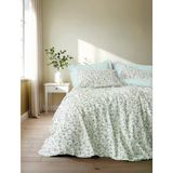 Cotton Box Petite Çift Kişilik Lastikli Çarşaflı Nevresim Takımı Nola Mint