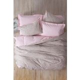 Cotton Box Petite Sihu Pembe%100 Pamuk Tek Kişilik Lastik Çarşaflı Nevresim Takımı
