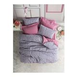Cotton Box Petite Tek Kişilik Lastikli Çarşaflı Nevresim Takımı Penny Gül Kurusu