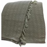 Cotton Box Pique Çift Kişilik Saçaklı Pike - Bej