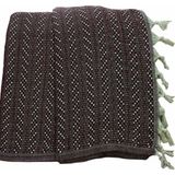 Cotton Box Pique Çift Kişilik Saçaklı Pike - Bordo