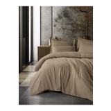 Cotton Box Plaid Ranforce Tek Kişilik Vizon 160x220 cm Nevresim Takımı