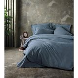 Cotton Box Plain Antrasit Çift Kişilik Nevresim Takımı - 160 x 220 cm - Kiremit