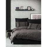 Cotton Box Plain Çift Kişilik Nevresim Takımı Bihter Antrasit Siyah - 200 x 220 cm - Antrasit - Siyah