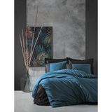 Cotton Box Plain Petrol Siyah 200 x 220 cm Çift Kişilik Nevresim Takımı