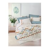 Cotton Box Puff Nakışlı Çift Kişilik Mellow Mint 200x220 cm Nevresim Takımı