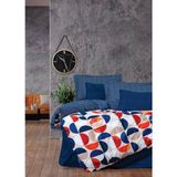 Cotton Box Ring Modern Mavi 200 x 220 cm Çift Kişilik Nevresim Takımı