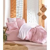 Cotton Box RNF Minimal Lastikli Çarşaf Best Pembe Çift Kişilik Nevresim Takımı