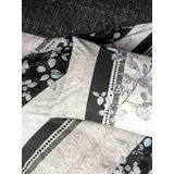 Cotton Box RNF Modeline Çift Kişilik Lehlare Antrasit Nevresim Takımı