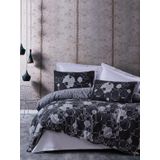 Cotton Box Round Dark Gri Nevresim Takımı Çift Kişilik