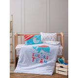 Cotton Box Sailor Mavi Bebek Nevresim Takımı