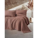Cotton Box Serra Çift Kişilik Yatak Örtüsü Niva Gül Kurusu - 260 x 230 cm