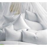 Cotton Box Silikon Yastık Beyaz Standart - 50 x 70 cm - Bej - Beyaz Çizgili
