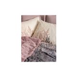 Cotton Box Smooth Pudra Çift Kişilik Trim Battaniyeli 200x220 cm Nevresim Takımı