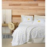 Cotton Box Sweet Tek Kişilik Pike Takımı Dolce Sarı - Sarı - Beyaz