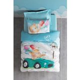 Cotton Box Tek Kişilik Buddy Mavi Junior 160x220 cm Nevresim Takımı