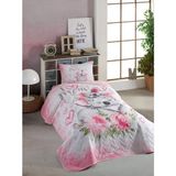 Cotton Box Tek Kişilik Yatak Örtüsü Koala Pembe - 170 x 230 cm - Renkli