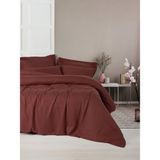 Cotton Box Tensel Craft Çift Kişilik Nevresim Takımı Bordo - 200 x 220 cm