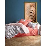 Cotton Box Tile Tarçın Çift kişilik Nevresim Takımı