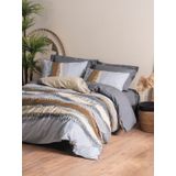 Cotton Box Toprak Çift Kişilik Asel Antrasit 200x220 cm Nevresim Takımı