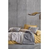 Cotton Box Toprak Serisi %100 Pamuk Çift Kişilik Nevresim Takımı Nedra Bej