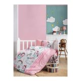 Cotton Box Unicorn Pembe Flanel & Pazen Kışlık Bebek Nevresim Takımı