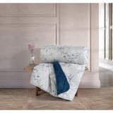 Cotton Box Velvet Çift Kişilik Yorgan Nitsa Denim 195X215 cm - 195 x 215 cm - Mavi