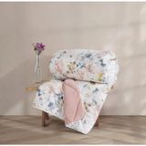 Cotton Box Velvet -Dalya Pudra- Tek Kişilik Yorgan Çift Taraflı (155X215) - 155 x 215 cm - Puda