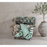 Cotton Box Velvet Tek Kişilik Yorgan Clorasa Mint 155x215 cm - 155 x 215 cm