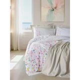 Cotton Box Vivid Çift Kişilik Pikeli Nevresim Takımı Flare Bej