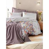 Cotton Box Vivid Çift Kişilik Pikeli Nevresim Takımı Flurry Lila