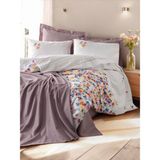 Cotton Box Vivid Tek Kişilik Pikeli Nevresim Takımı Flurry Lila