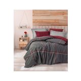 Cotton Box Warm Flanel Tek Kişilik Nevresim Takımı Sento Gri
