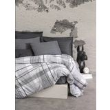 Cotton Box Will Antrasit Modern Çift Kişilik 200x220 cm Nevresim Takımı